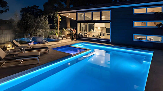 PaneraLux Pool Lights are truly IP68 waterproof & great for safety