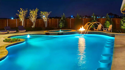 swimming pool lights underwater