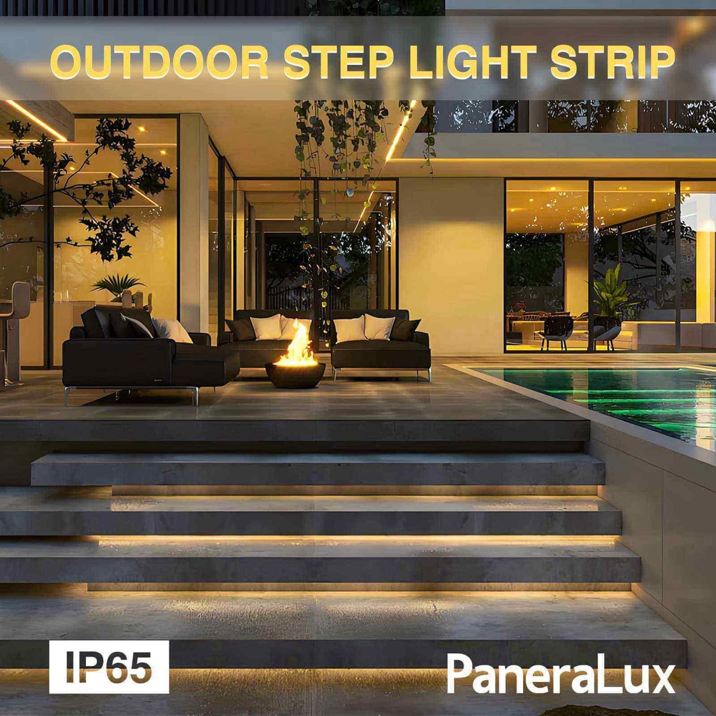 IP65 PaneraLux Outdoor Step Light Strips