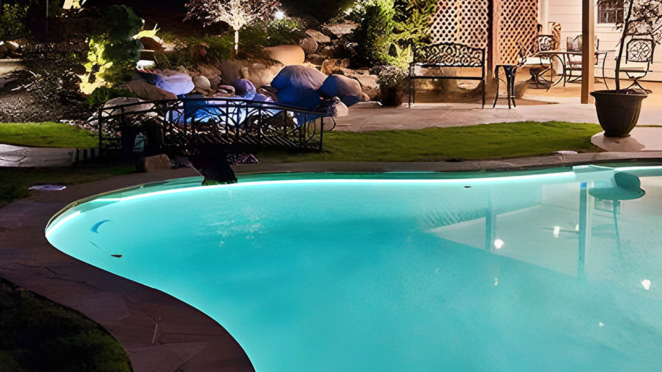 Pool Edge Light Strips Project from PaneraLux