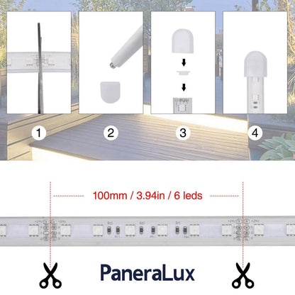 Cut and Reseal Instruction for PaneraLux Outdoor Backlights