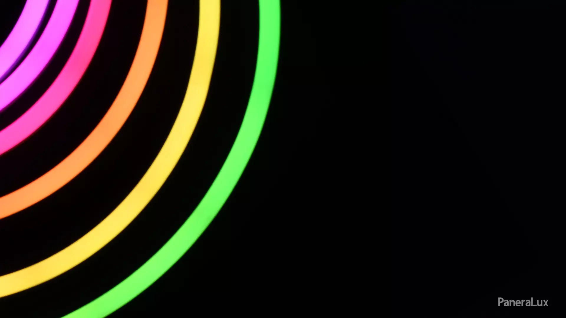 Effect of Colored Path Lights