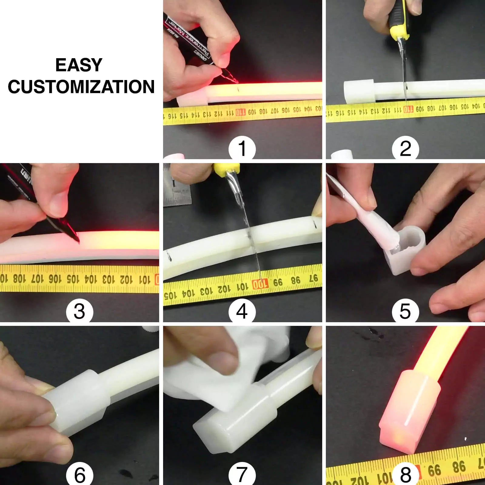 Outdoor Ambient Lighting Tail Plug Installation Method from PaneraLux