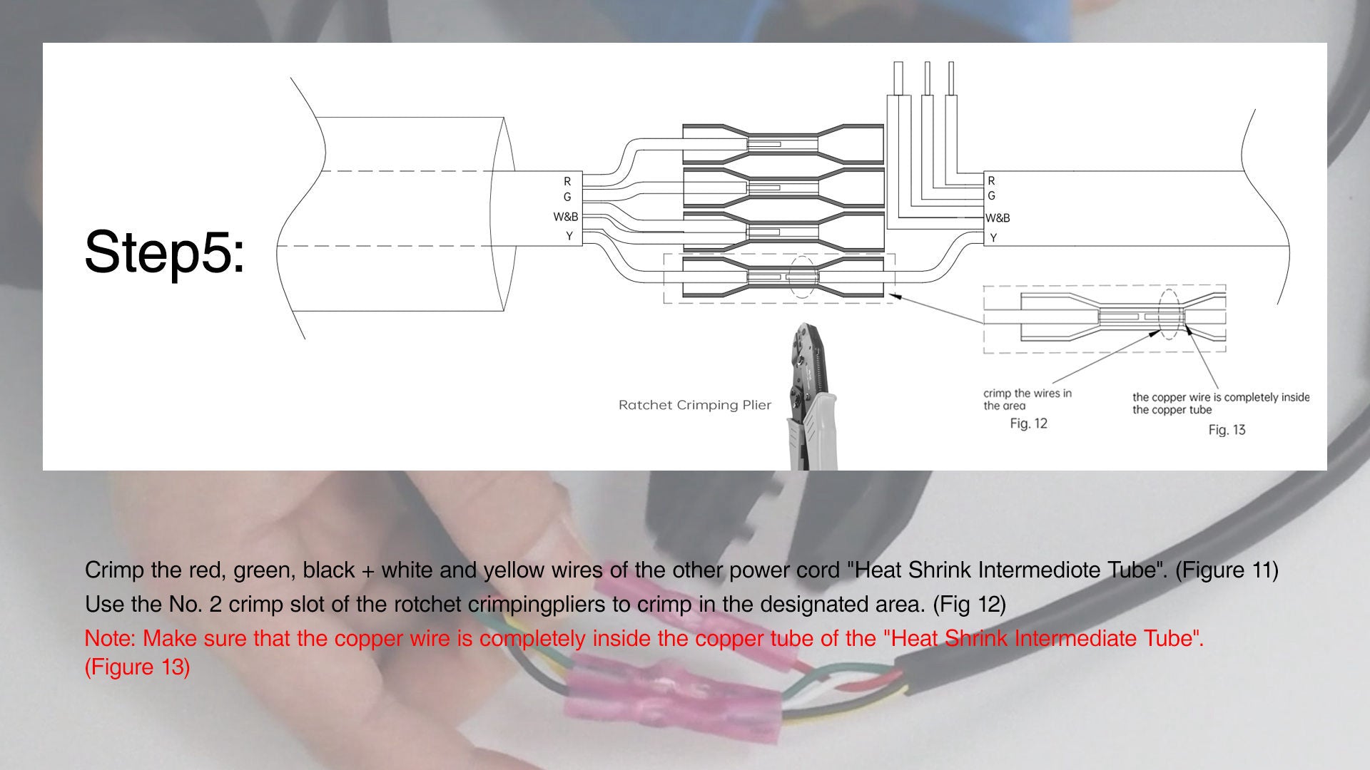 Step5 for Splicing Wire